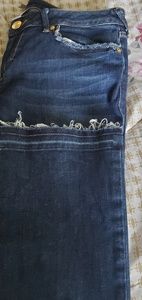 Nice karlei bell bottom low rise Denim crop